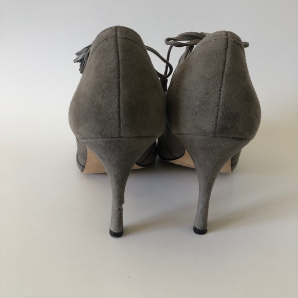 PLENTY BY TRACY REESE TAN SUEDE HEELS - Picture 5 of 12
